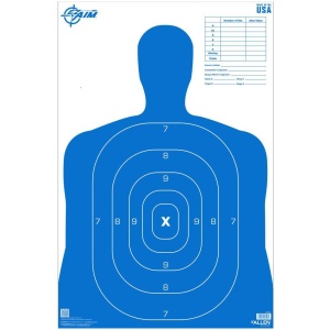 Allen EZ Aim B27 Pro Silhouette Target 50 Pack for Training