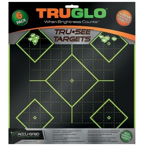 Truglo Tru-See Splatter Targets 12x12 Pack for Accurate Shooting