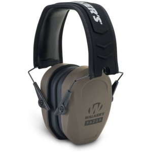 Walker's Razor Slim Passive Ear Muffs - 27dB Hearing Protection