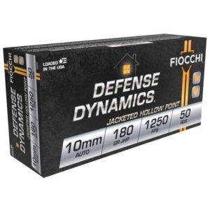 Fiocchi Shooting Dynamics 10mm Ammo - 50 Rounds - Reliable & Accurate