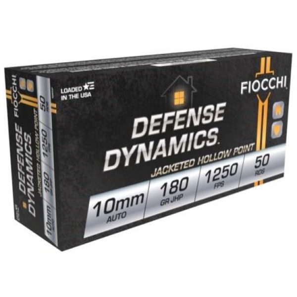 Fiocchi Shooting Dynamics 10mm Ammo - 50 Rounds - Reliable & Accurate