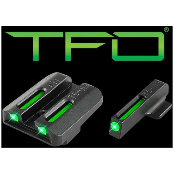 Truglo TFO Day/Night Sights for Kahr Handguns - Green Glow