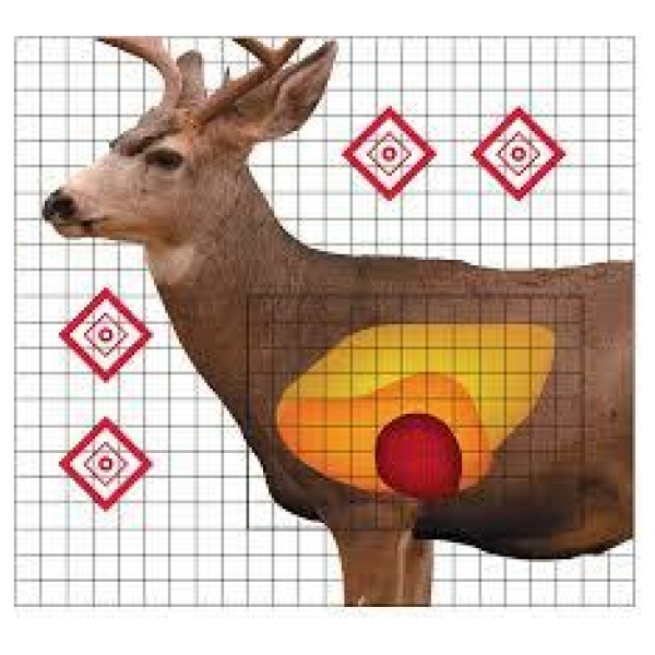 Pro-Shot Mule Deer Sight In Target 25" x 25" 5/ct