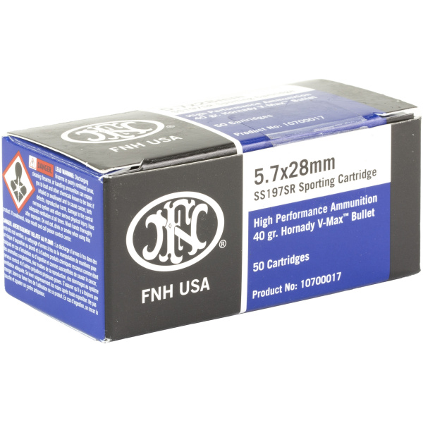 FN 5.7x28mm 40GR V-MAX 50 Rounds - FN America - Image 2