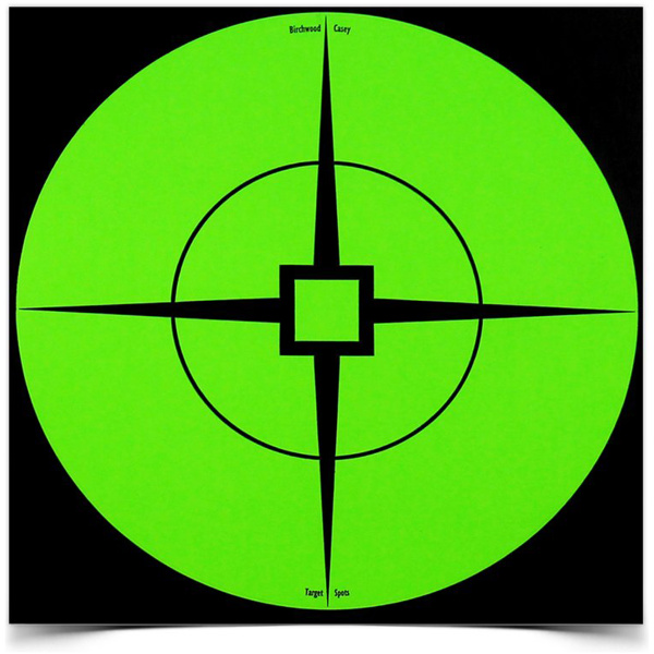 Birchwood Casey 6" Green Target Spots for Precision Shooting