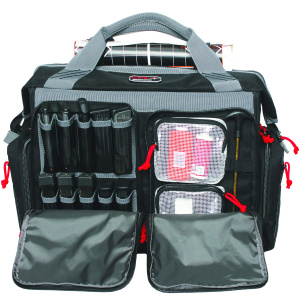 G-Outdoors Rolling Range Bag- with Telescoping Handle-Black