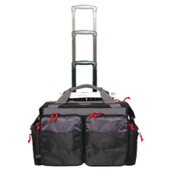 G-Outdoors Rolling Range Bag- with Telescoping Handle-Black - Image 2