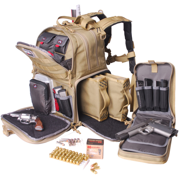 GPS Tactical Range Backpack: Secure Pistol Transport