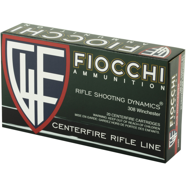 Fiocchi 308 Winchester Ammunition - 165 Box - Image 3