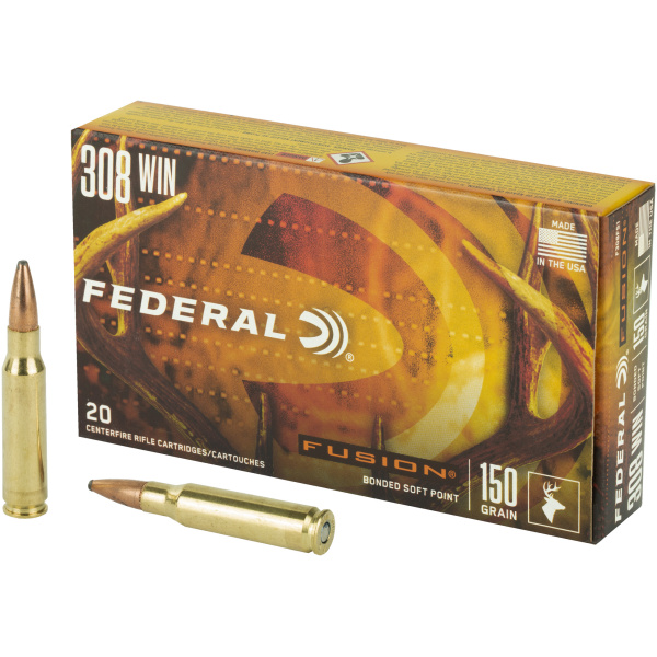 Federal 308 Winchester Ammo - 20 Rounds | Fusion