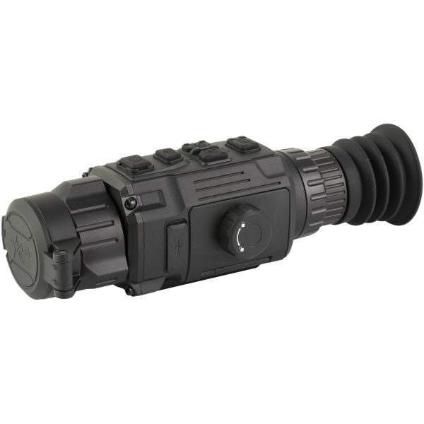 Thermal scope device with buttons and lens