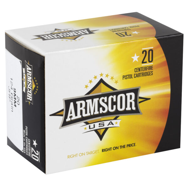ARMSCOR 9mm Luger AC9-7N USA Made Ammunition Quality - Image 2