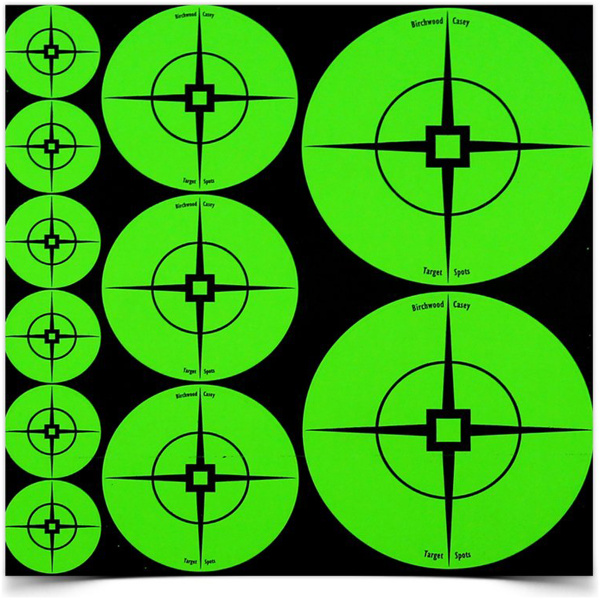 Birchwood Casey B/C Target Spots Green for Precision Shooting