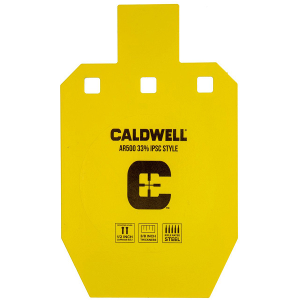 Caldwell AR500 33% IPSC Steel Target for Enhanced Accuracy