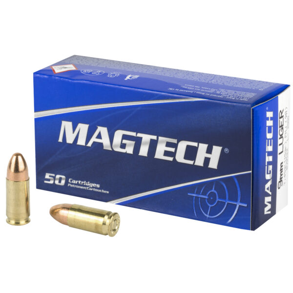 Magtech 9mm FMJ 124 Grain Ammo for Precision Shooting