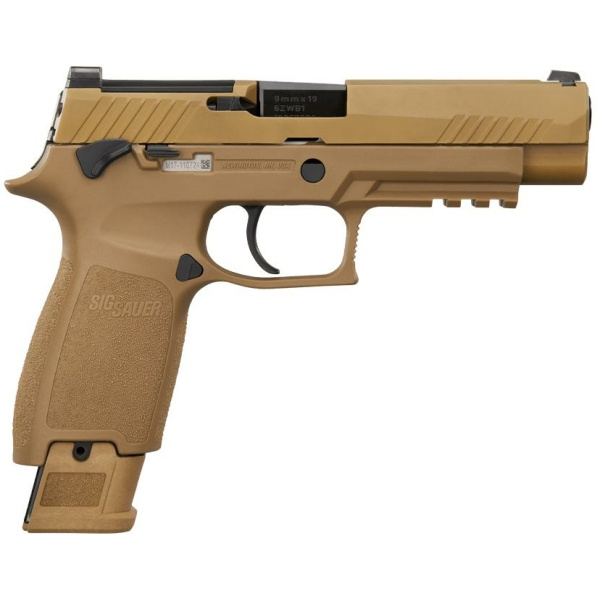Sig Sauer M17 Coyote OR Handgun 17(1) &21(2)rd Magazines 4.7" Barrel Manual Safety