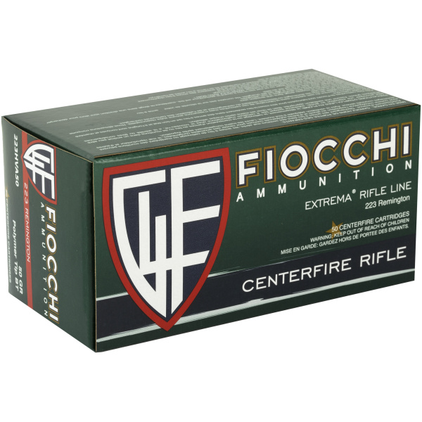 Fiocchi 223 REM 50GR V-MAX 50 Box - Ammunition - Image 2