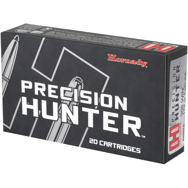 Hornady Precision Hunter 308 Winchester 20rd Box - Accurate Ammo - Image 3