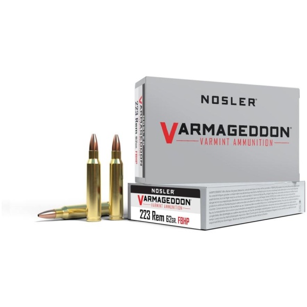 Nosler Varmageddon .223 Ammo - 20 Rounds - Varmint Hunting