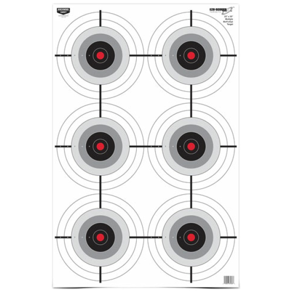 Birchwood Casey Multiple Bull's-Eye Targets for Precision Shooting