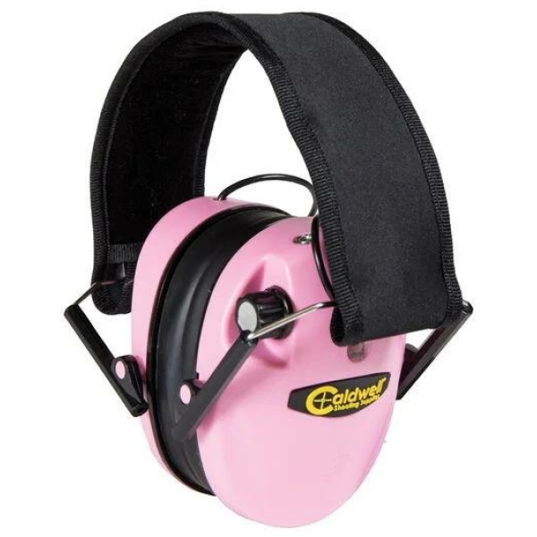 Caldwell E-MAX Pink Low Profile Hearing Protection Earmuffs