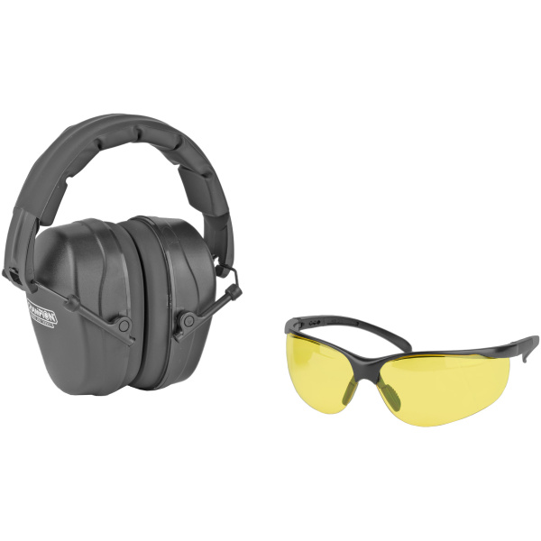 Champion Shooting Eye/Ear Combo Black for Ultimate Safety