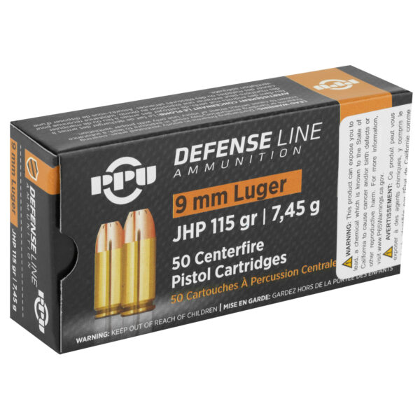 PRIVI 9mm Luger JHP 115GR Ammo 50Rds for High Performance - Image 2