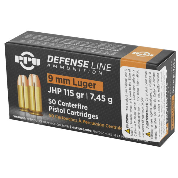 PRIVI 9mm Luger JHP 115GR Ammo 50Rds for High Performance - Image 3