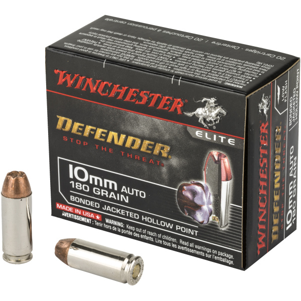 Winchester 10MM Defender Ammo - 20 Rounds | Stopping Power