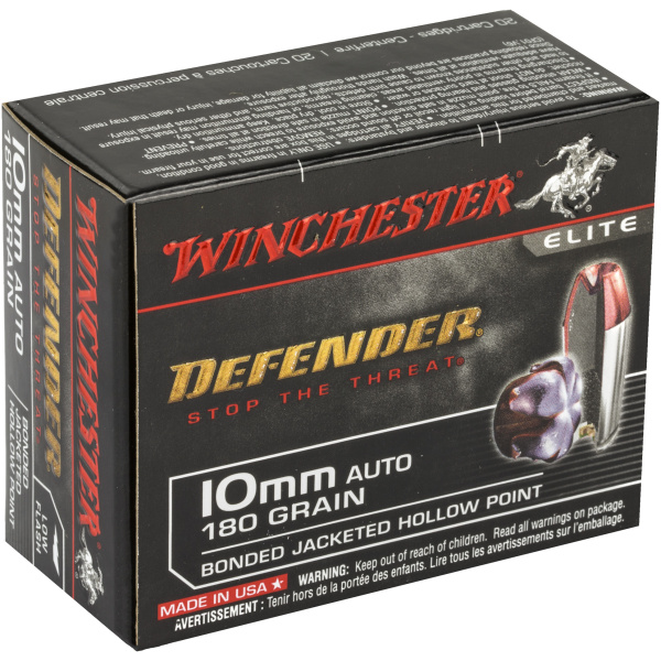 Winchester 10MM Defender Ammo - 20 Rounds | Stopping Power - Image 2