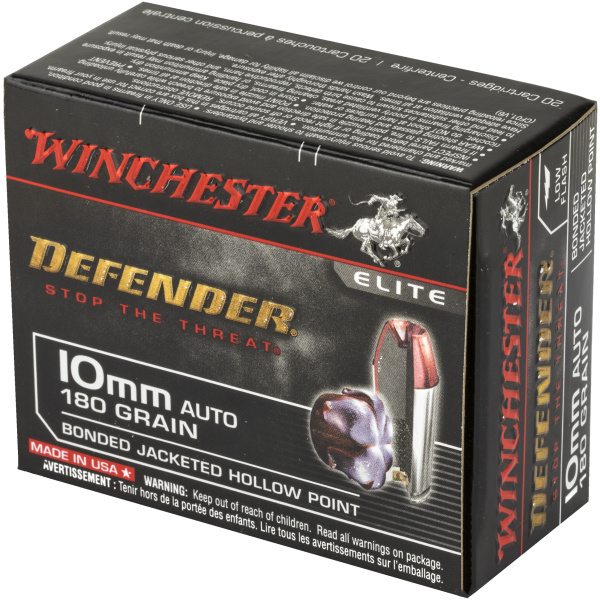 Winchester 10MM Defender Ammo - 20 Rounds | Stopping Power - Image 3