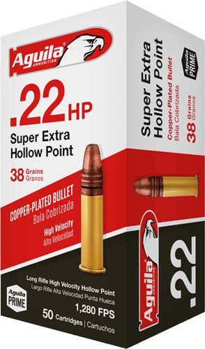 Aguila 22LR 38GR HP 2000 Rounds - High Velocity