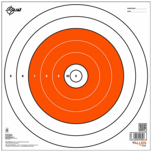 TARGET 12-PK Bullseye Paper Shooting Targets for Precision Skills