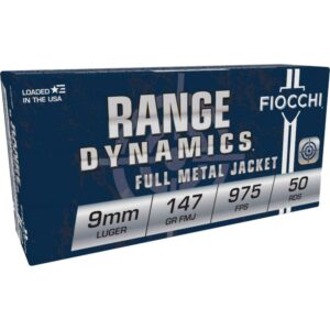 Fiocchi 9mm Luger Centerfire Handgun Ammo for Optimal Performance