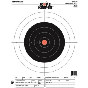 Champion Scorekeeper Targets 12 Pack Fluorescent Orange