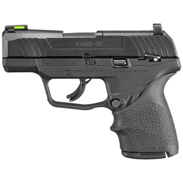 Ruger Max-9 9mm Luger 3.2" Barrel 10+12 Round Magazines