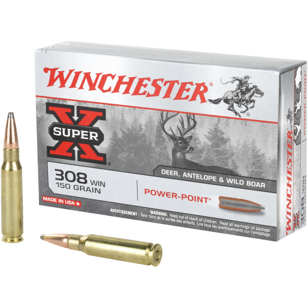 Winchester 308 Super-X 150gr Ammunition - 20/Box
