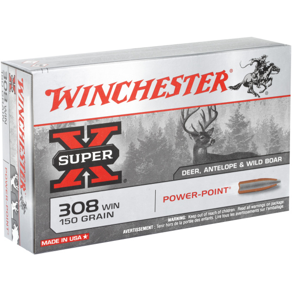 Winchester 308 Super-X 150gr Ammunition - 20/Box - Image 2