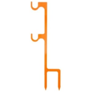 Champion Impact Steel Double Target Hanger 1/4" Orange