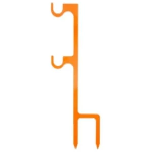 Champion Impact Steel Double Target Hanger 1/4" Orange