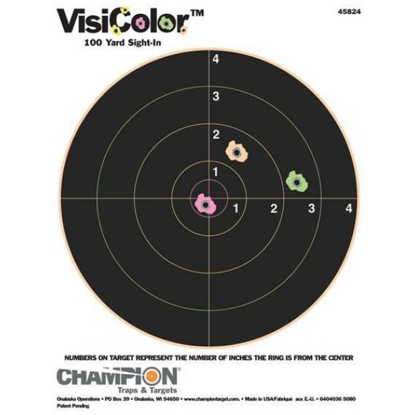 Champion VisiColor Targets 10-pack for Precision Shooting