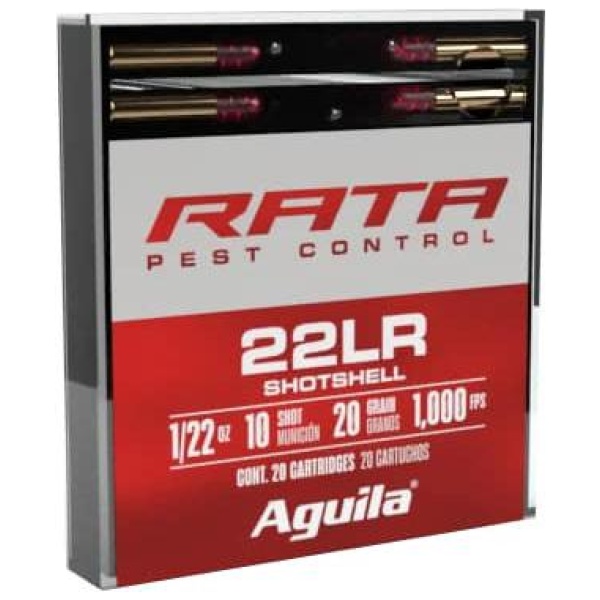 Aguila RATA .22LR Pest Control Ammo - 20 Rounds