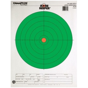 Champion Scorekeeper Fluorescent Orange & Green 100-Yard Targets