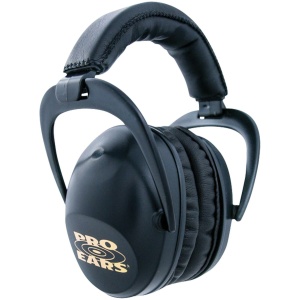 ProEars Ultra Sleek Black Hearing Protection for Avid Shooters