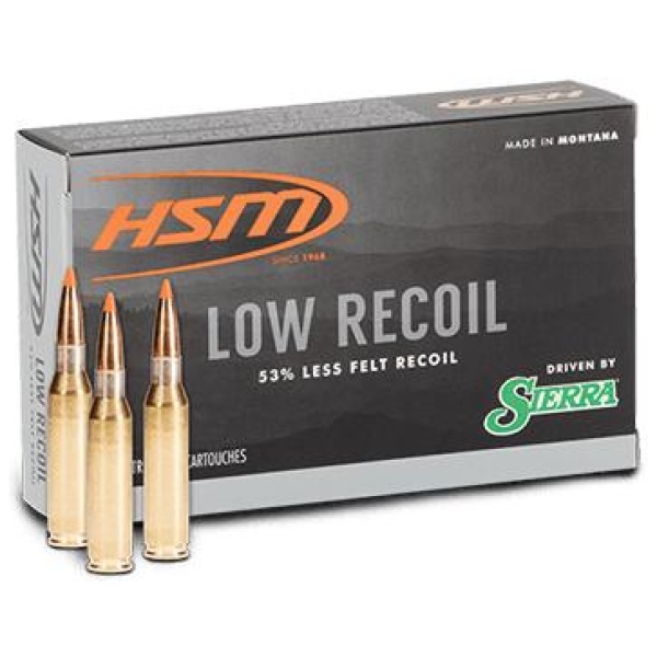 HSM 6.5 Creedmoor Low Recoil Ammo - 20 Rounds