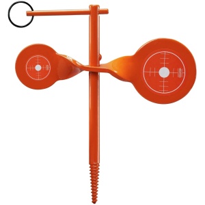 Champion Rimfire Double Gong Spinner Target for Shooting Fun