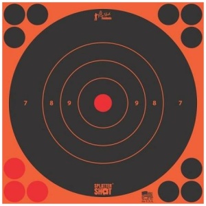 Pro-Shot Splatter Shot 8" Orange Bullseye Targets 6-Pack