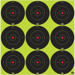 Pro-Shot SplatterShot 2" Green Bullseye Targets Pack of 108