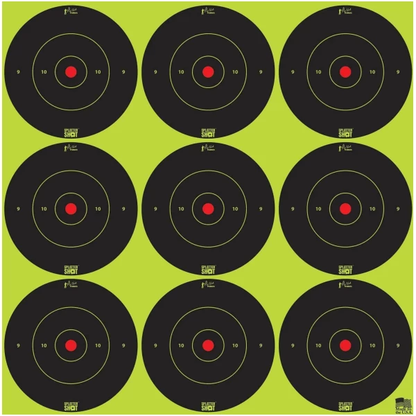 Pro-Shot SplatterShot 2" Green Bullseye Targets Pack of 108