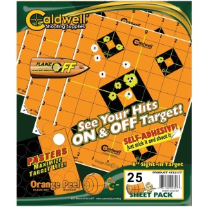 Caldwell 8" Sight-In Targets Pack of 25 for Accurate Shooting